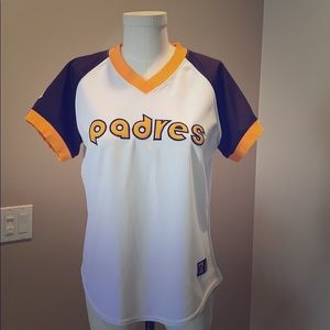 Padres vintage style jersey top